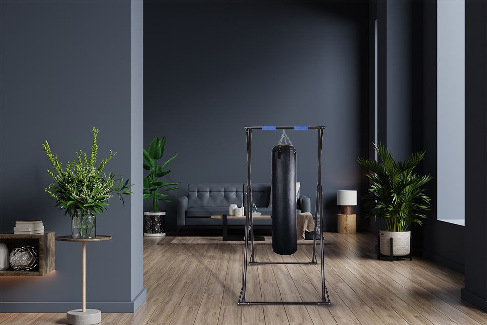 standing heavy bag
