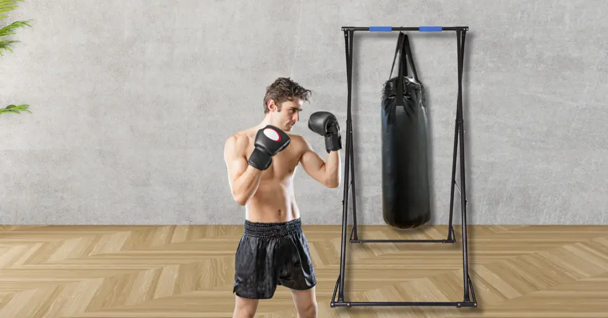 pull up bar punching bag